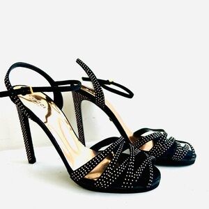 Gucci Black Studded Heels